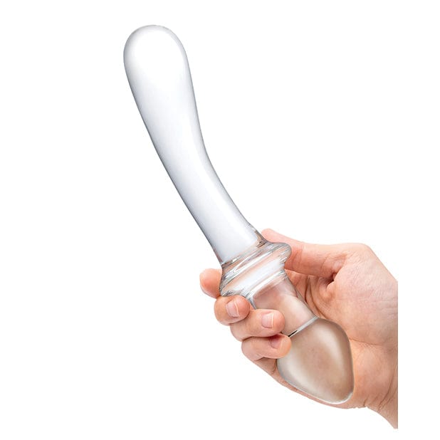 Glas - Classic Curved Dual Ended Glass Dildo 9" (Clear) Glass Dildo (Non Vibration) 692796964 CherryAffairs