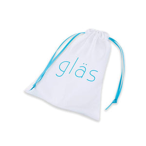 Glas - Galileo Hand Blown Glass Butt Plug 3.5" (Black/Clear) Glass Anal Plug (Non Vibration) 4890808063408 CherryAffairs