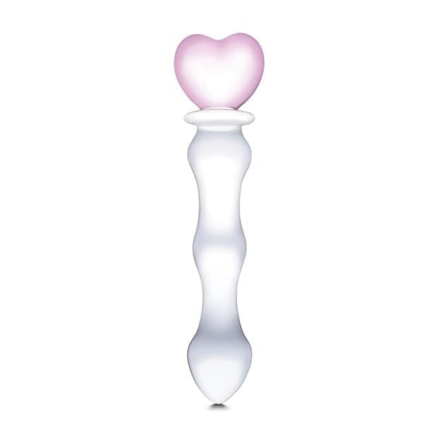 Glas - Sweetheart Glass Dildo 8" (Pink/Clear) Glass Dildo (Non Vibration) 4890808238639 CherryAffairs