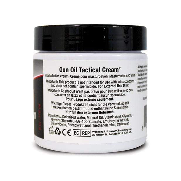 Gun Oil - Tactical Water Based Masturbation Cream Jar 6oz Lube (Water Based) 293477887 CherryAffairs