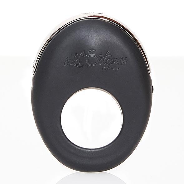 Hot Octopuss - Atom Rechargeable Silicone Cock Ring (Black) Silicone Cock Ring (Vibration) Rechargeable Singapore