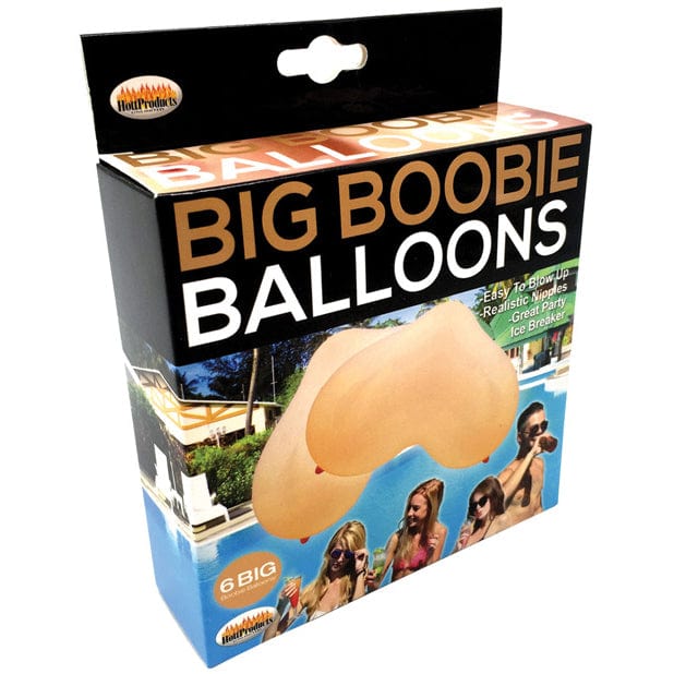 Hott Products - Big Boobie Party Balloons Box of 6 (Beige) Party Novelties 622840772 CherryAffairs