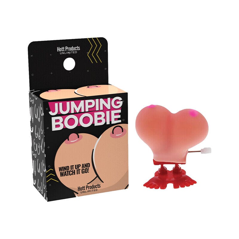 Hott Products - Wind Up Jumping Boobie Cute Gift (Beige) Party Novelties 818631034536 CherryAffairs