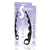 Icon Brands - S Curved Silicone Anal Beads (Black) Anal Beads (Non Vibration) 847841026505 CherryAffairs