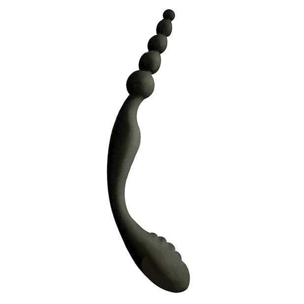 Icon Brands - S Double Header Double Ended Silicone Anal Beads (Black) Anal Beads (Non Vibration) Durio Asia