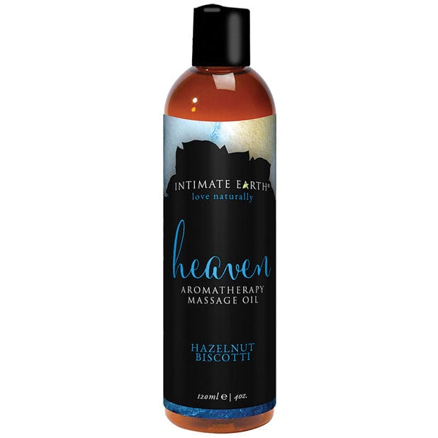Intimate Earth - Heaven Aromatherapy Massage Oil 120 ml (Hazelnut Biscotti) Massage Oil 854397006202 CherryAffairs