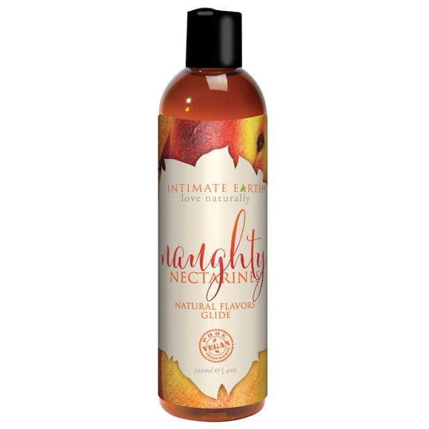 Intimate Earth - Naughty Nectarines Pleasure Glide Flavored Lubricant 120ml Lube (Water Based) Durio Asia