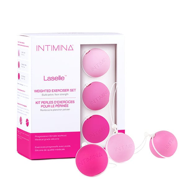 Intimina - Laselle Weighted Kegel Balls Exerciser Set (Pink) Kegel Balls (Non Vibration) CherryAffairs