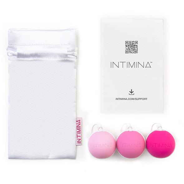 Intimina - Laselle Weighted Kegel Balls Exerciser Set (Pink) Kegel Balls (Non Vibration) CherryAffairs