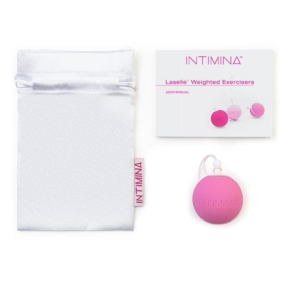 Intimina - Laselle Weighted Kegel Exerciser 38g (Pink) Kegel Balls (Non Vibration) 626137320 CherryAffairs