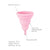Intimina - Lily Compact Cup A Collapsible Menstrual Cup (Pink) Menstrual Cup 7350075020308 CherryAffairs