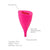 Intimina - Lily Cup B Ultra Smooth Menstrual Cup (Pink) Menstrual Cup 7350022276420 CherryAffairs