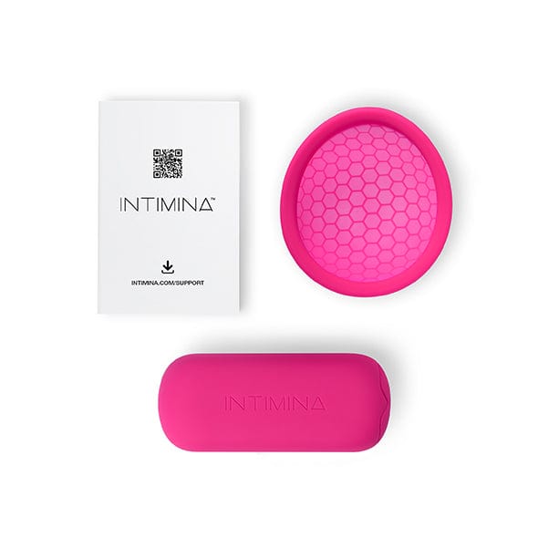 Intimina - Ziggy Cup Flat Fit Menstrual Cup (Pink) Menstrual Cup 7350075026140 CherryAffairs