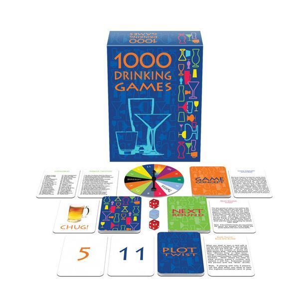 Kheper Games - 1000 Drinking Card Games (Blue) Games Durio Asia