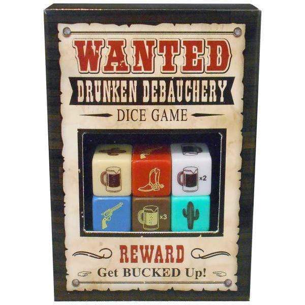 Kheper Games - Wanted Drunken Debauchery Dice Game Games 324172234 CherryAffairs