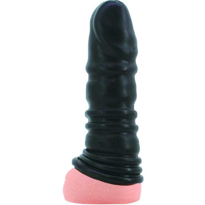 KMP - OniIkase Thick Sock IV Textured Cock Sleeve (Black) Cock Sleeves (Non Vibration) Durio Asia