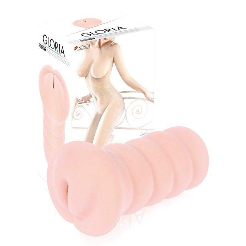 Kokos - Gloria Double Layer Meiki (Beige) Masturbator Vagina (Non Vibration) Durio Asia