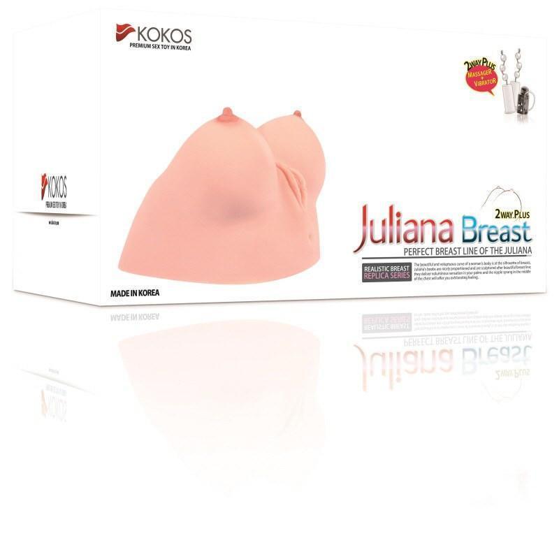 Kokos - Juliana Breast with Vibration Meiki (Beige) Masturbator Breast (Non Vibration) - CherryAffairs Singapore