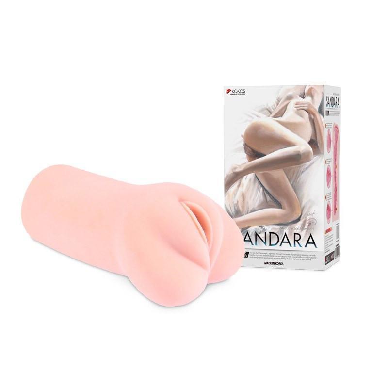 Kokos - Sandara Double Layer Meiki (Beige) Masturbator Vagina (Non Vibration) - CherryAffairs Singapore