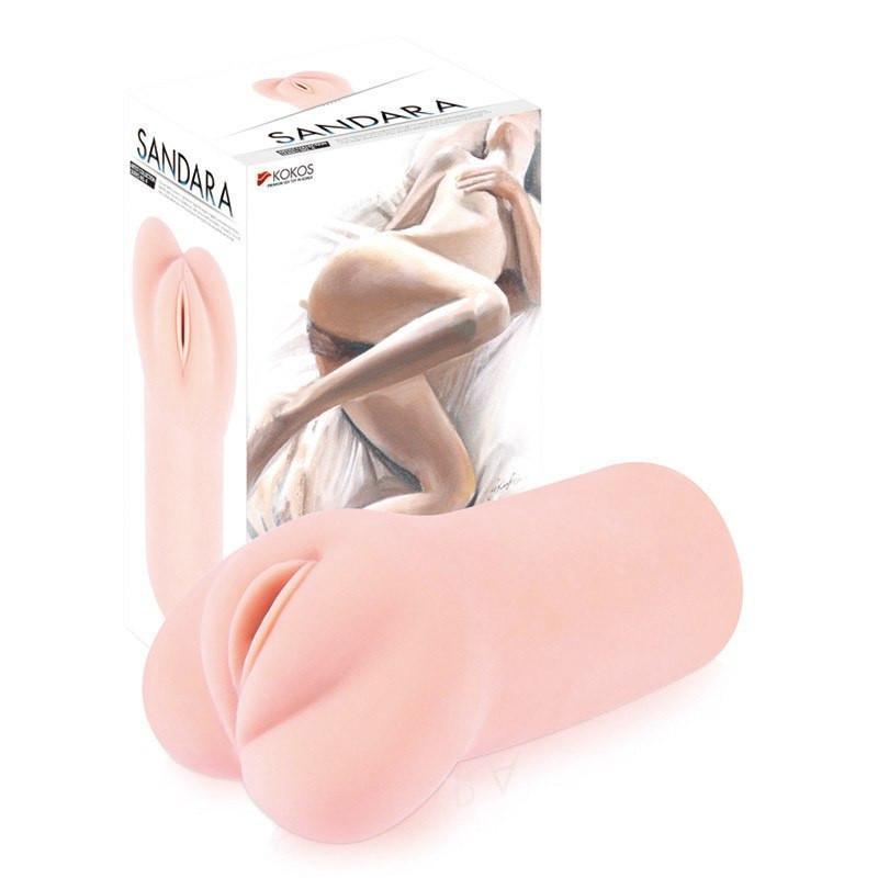 Kokos - Sandara Double Layer Meiki (Beige) Masturbator Vagina (Non Vibration) Durio Asia