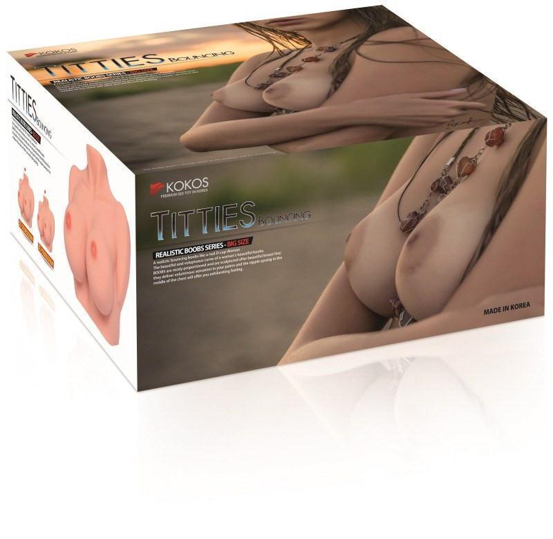 Kokos - Titties D Chest Meiki (Beige) Masturbator Breast (Non Vibration) - CherryAffairs Singapore