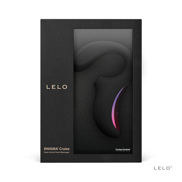 LELO - Enigma Cruise Dual Stimualtion Sonic Clitoral Air Stimulator Massager (Black) G Spot Dildo (Vibration) Rechargeable 604596879 CherryAffairs