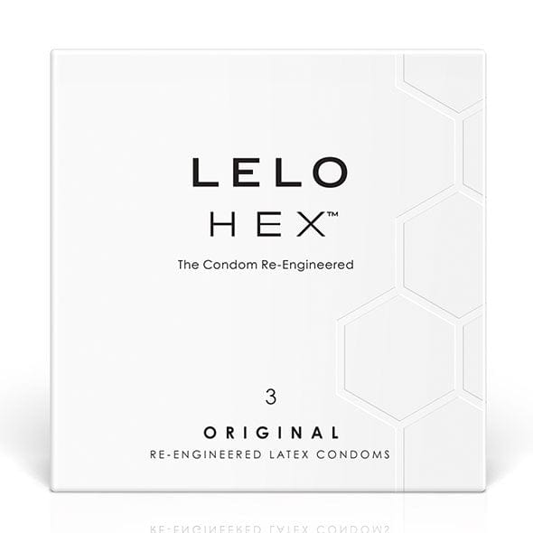 LELO - HEX Latex Condoms Original 3 Pack Condoms 7350075022470 CherryAffairs