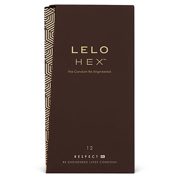 LELO- HEX Latex Condoms Respect XL 12 Pack Condoms 7350075025006 CherryAffairs