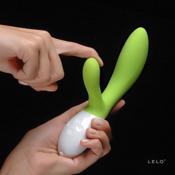 LELO - Ina 2 Rabbit Vibrator (Lime Green) Rabbit Dildo (Vibration) Rechargeable