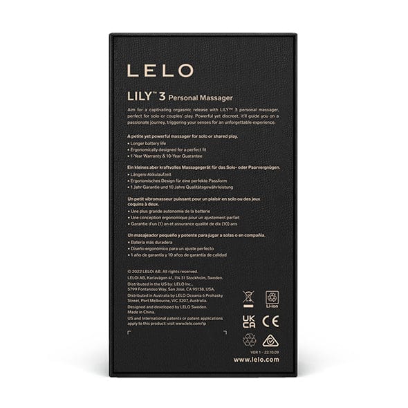LELO - Lily 3 Vibrating Clit Massager (Dark Plum) Clit Massager (Vibration) Rechargeable 7350075029059 CherryAffairs