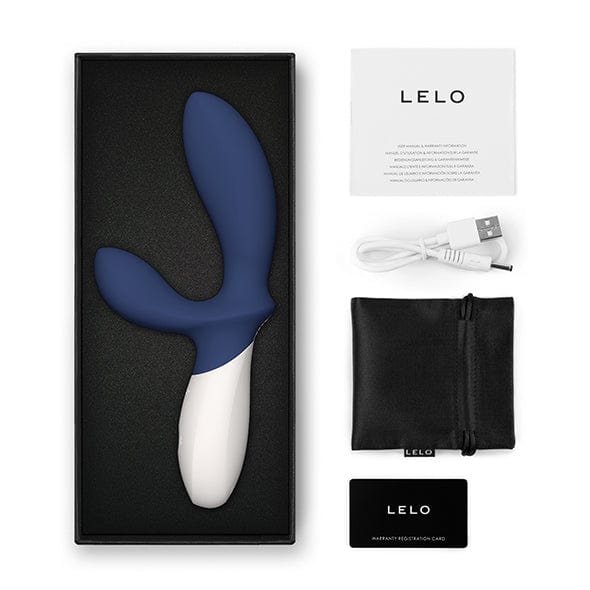 LELO - Loki Wave 2 Prostate Massager (Base Blue) Prostate Massager (Vibration) Rechargeable 674669018 CherryAffairs