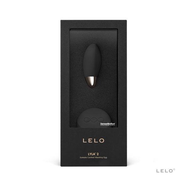 LELO - Lyla 2 Remote Control Vibrating Egg Massager (Black) Wireless Remote Control Egg (Vibration) Rechargeable
