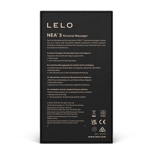 LELO - Nea 3 Vibrating Clit Massager (Alien Blue) Clit Massager (Vibration) Rechargeable 674695024 CherryAffairs