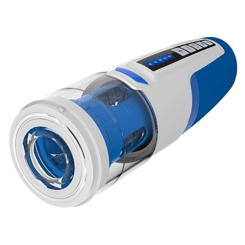 Leten - Frenzy Whirlpool Piston Automatic Telescopic Rotation Masturbator (Blue) Masturbator Soft Stroker (Vibration) Rechargeable 6920995495589 CherryAffairs