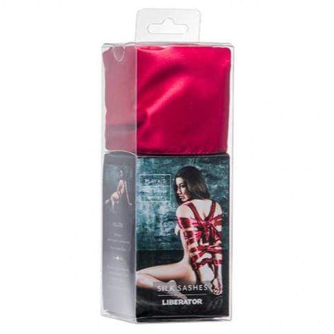 Liberator - Silk Binding Bondage Sashes 14 ft (Crimson) BDSM (Others) 845628000939 CherryAffairs
