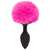 Love Honey - Happy Rabbit Bunny Tail Butt Plug Small (Pink) Anal Plug (Non Vibration) 5060779231963 CherryAffairs
