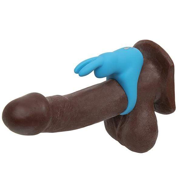 Love Honey - Happy Rabbit Vibrating Cock Ring (Blue) Silicone Cock Ring (Vibration) Rechargeable 5060779237354 CherryAffairs