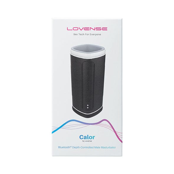 Lovense - Calor App-Controlled Heating Male Masturbator (Black) Masturbator Soft Stroker (Vibration) Rechargeable 728360599834 CherryAffairs