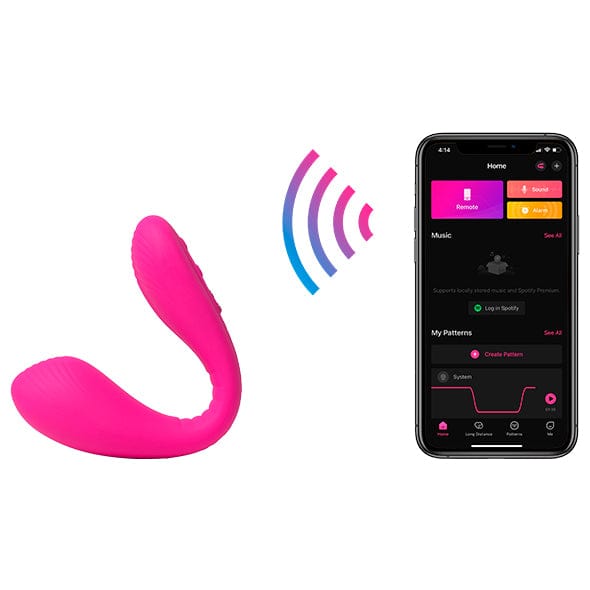 Lovense - Dolce App-Controlled Couple Dual Vibrator (Pink) Couple&#39;s Massager (Vibration) Rechargeable 728360599735 CherryAffairs