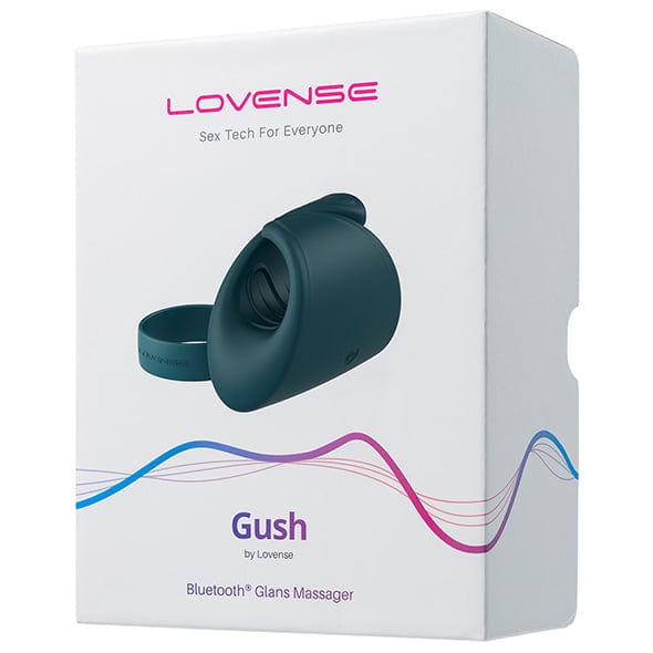 Lovense - Gush App-Controlled Glans Massager Stroker (Green) Masturbator Soft Stroker (Vibration) Rechargeable 6972677430043 CherryAffairs