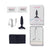 Lovense - Hush 2 App-Controlled Silicone Butt Plug 1" (Black) Anal Plug (Vibration) Rechargeable 728360599797 CherryAffairs