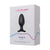Lovense - Hush 2 App-Controlled Silicone Butt Plug 2.25" (Black) Anal Plug (Vibration) Rechargeable 728360599827 CherryAffairs