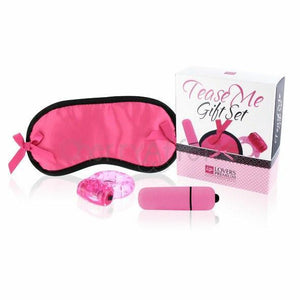 Lover's Premium - Tease Me Gift Set (Pink) Bullet (Vibration) Non Rechargeable - CherryAffairs Singapore
