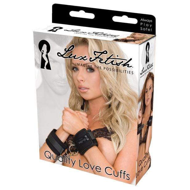 Lux Fetish - Quality Love Cuffs (Black) Hand/Leg Cuffs