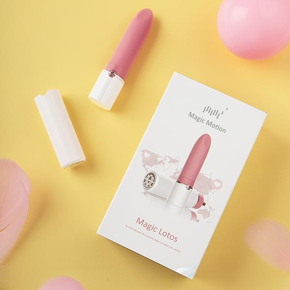 Magic Motion - Magic Lotus App-Controlled Lip Stick Mini Vibrator (Pink) Discreet Toys 6958136103314 CherryAffairs
