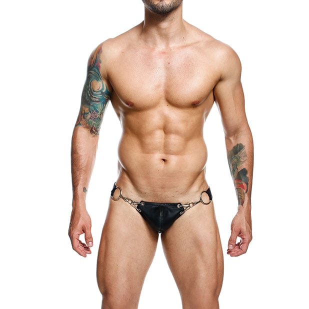Male Basics - Dungeon Snap Jockstrap Underwear O/S (Black) Gay Pride Underwear 804859874528 CherryAffairs