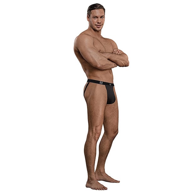 Male Power - Bamboo Sport Jock Underwear L/XL (Black) Gay Pride Underwear 845830081764 CherryAffairs