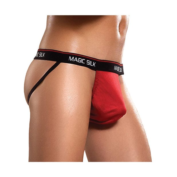 Male Power - Magic Silk Jock Strap Underwear L/XL (Red) Gay Pride Underwear 671241074503 CherryAffairs