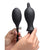 Master Series - Dark Inflator Inflatable Silicone Anal Plug (Black) Expandable Anal Plug (Non Vibration) 848518033888 CherryAffairs