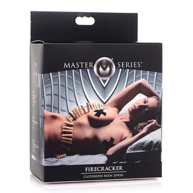 Master Series - Firecracker Clothespin Body Zipper BDSM (Brown) BDSM (Others) 848518037152 CherryAffairs